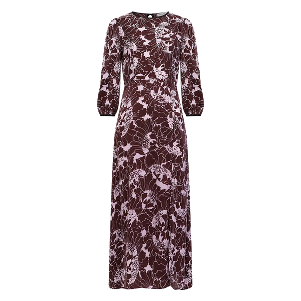 Great Plains Mono Poppy Tie Back Midi Dress