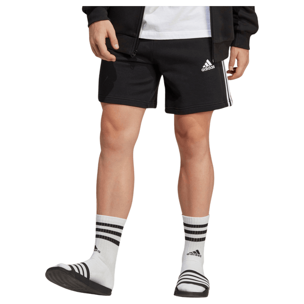 Adidas Essentials French Terry Three-Stripes Shorts for Men