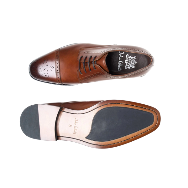 John White Lucan Semi-Brogue Shoes