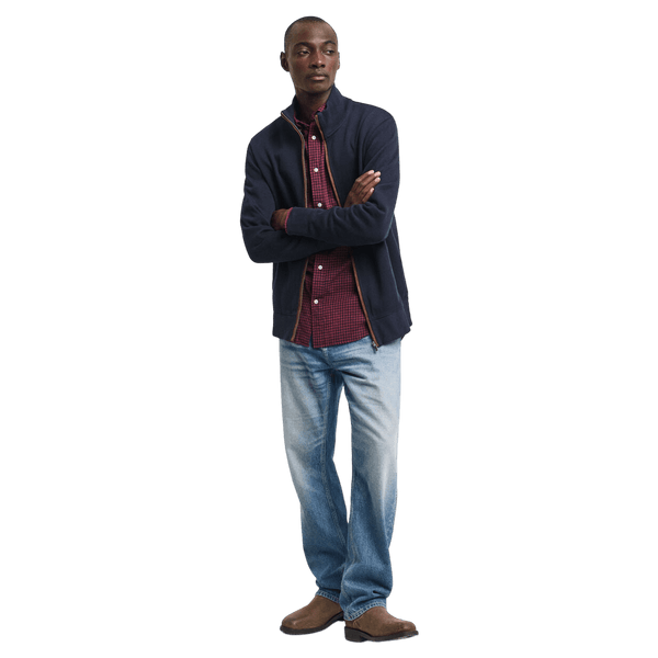 GANT Sacker Rib Full Zip Cardigan