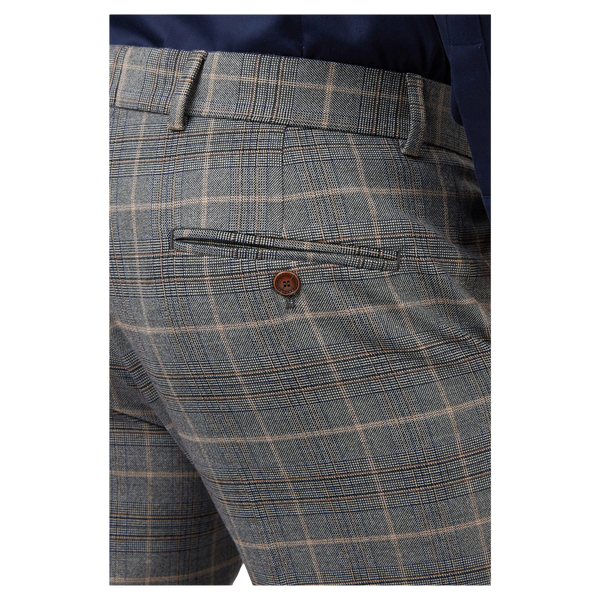 Antique Rogue Overcheck Suit Trousers