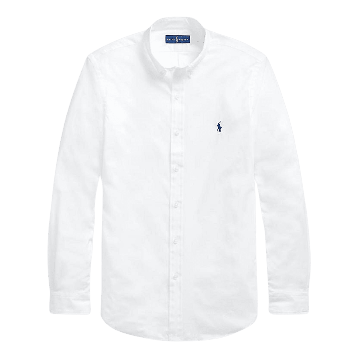 Mens white ralph lauren 2025 shirt