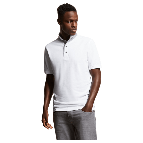 Bugatti Collarless Polo Shirt