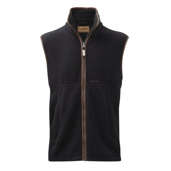 Schoffel Gunmetal Oakham Fleece Gilet for Men