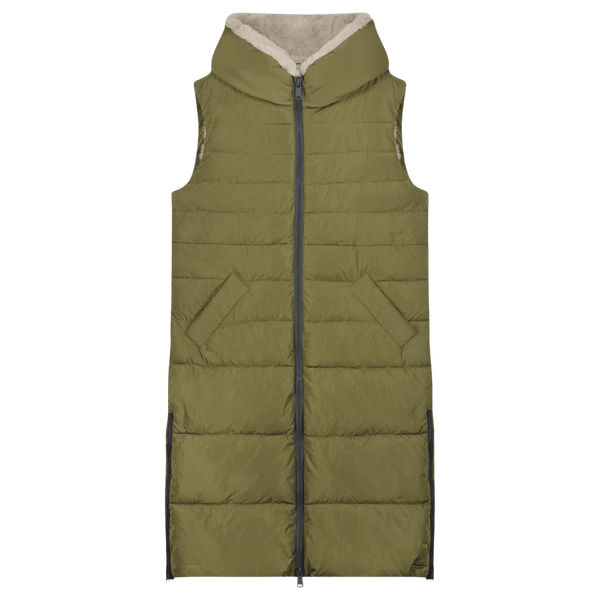 Rino & Pelle Nicci Long Padded Hooded Gilet