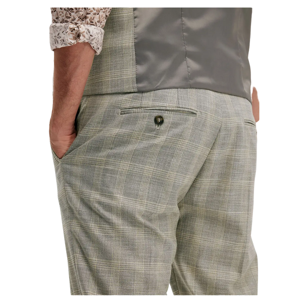 Selected Slim Fit Neil Checked Trousers for Men