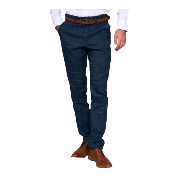 Marc Darcy Jenson Check Three Piece Suit