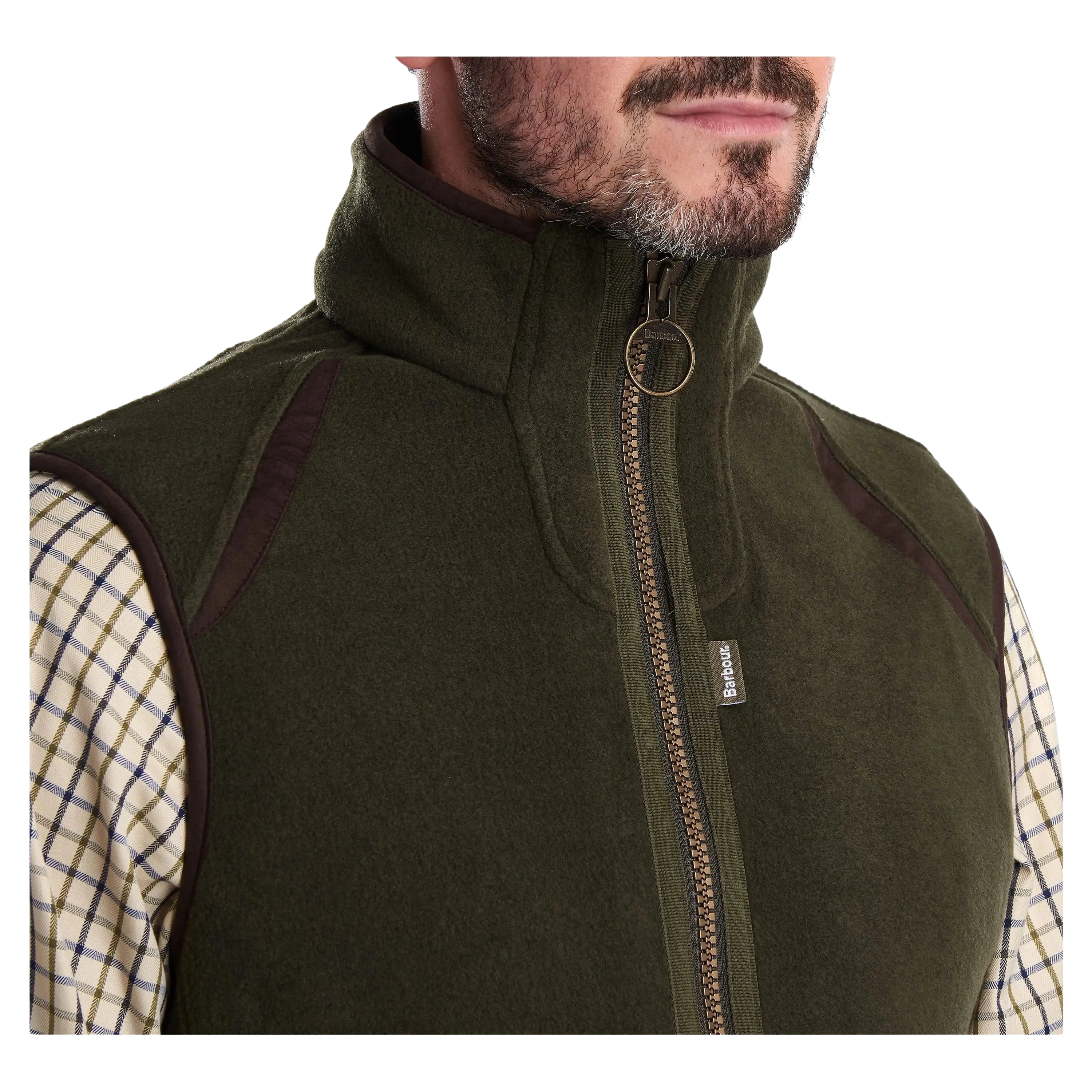 Barbour Langdale Gilet For Men In Olive Coes