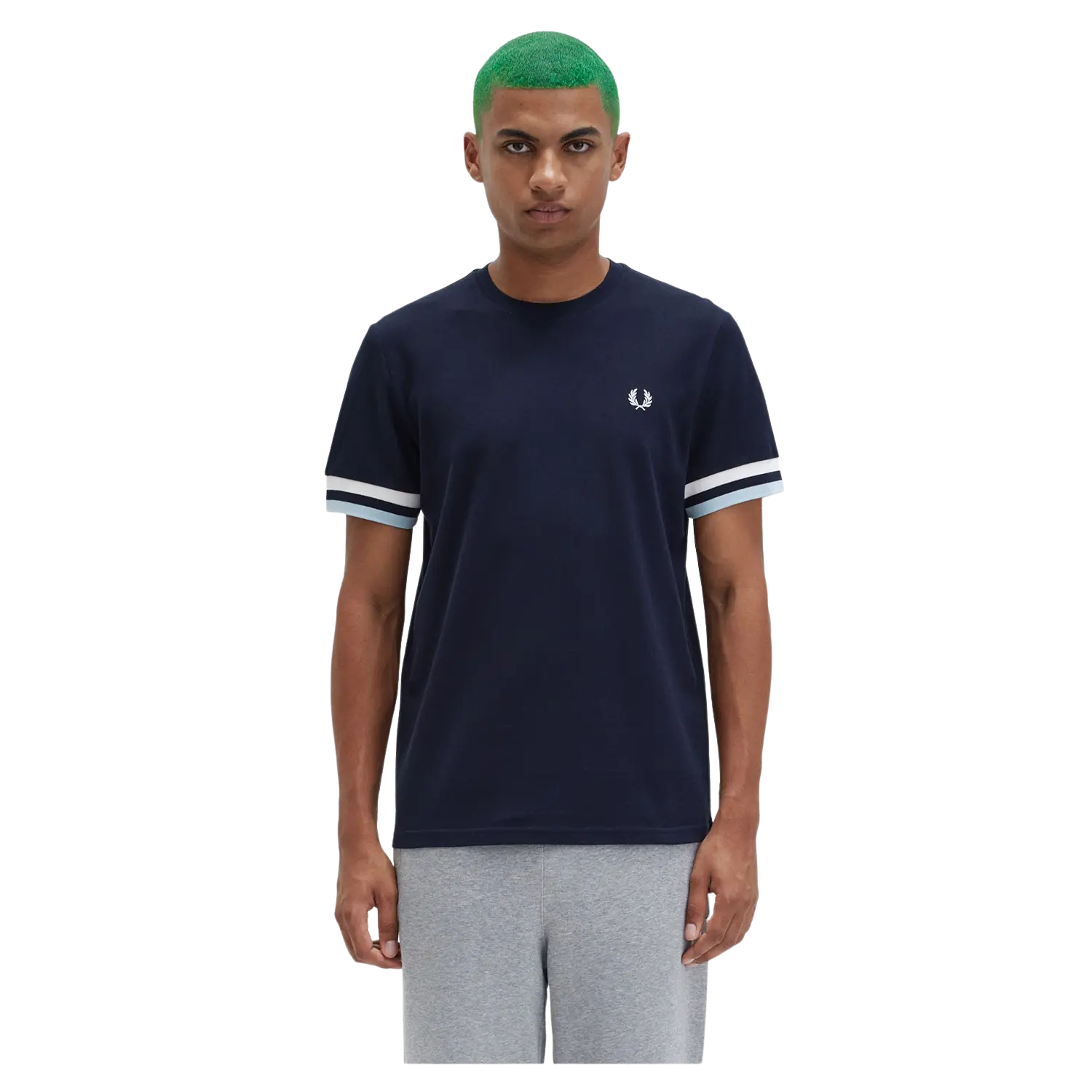 Fred Perry Bold Tipped Pique T shirt For Men Coes