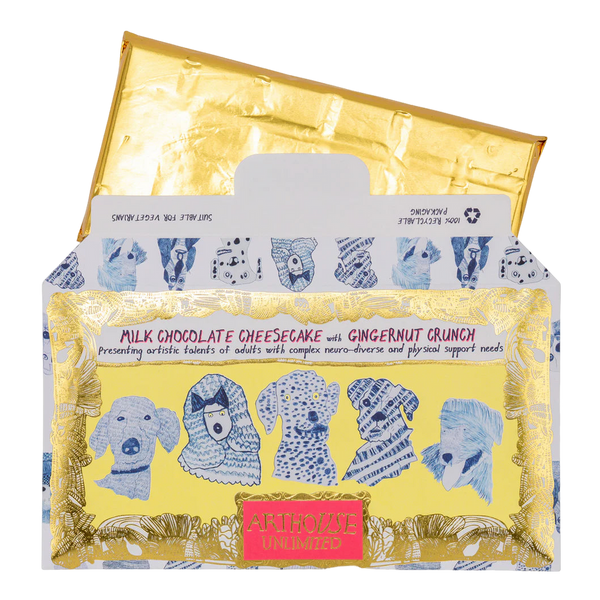 Arthouse Unlimited Blue Dogs Milk Chocolate Bar