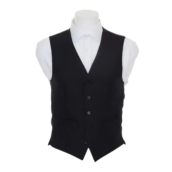Coes Masonic Waistcoat in Black