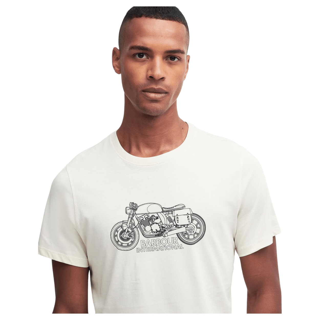 Barbour motorbike online t shirt