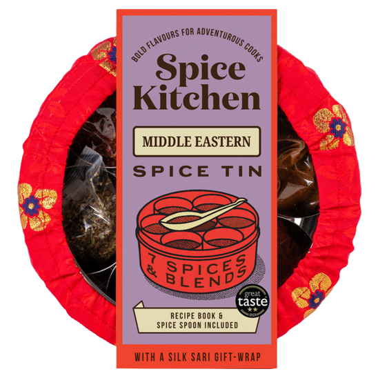 Spice Kitchen UK Middle Eastern & African Spice Tin With 9 Spices