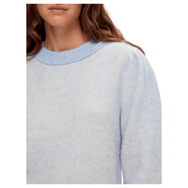 Selected Femme Lilo Long Sleeve Knit O-Neck Striped Jumper for Women