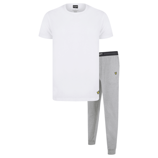Lyle & Scott Cash Pyjama T-Shirt & Cuffed Trousers Set