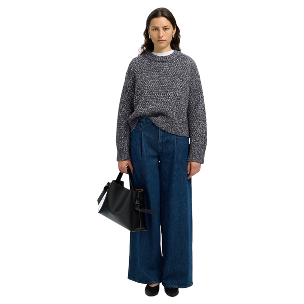 Selected Slfbolette Ls Knit O-neck