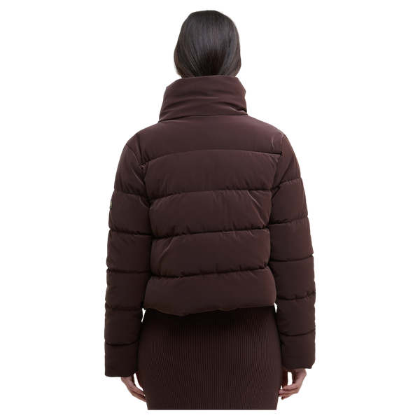Barbour International Hudson Faux Velvet Puffer Jacket