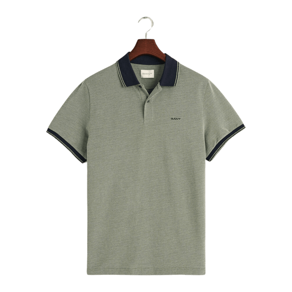 GANT Oxford Short Sleeve Pique Polo Shirt
