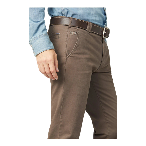 Meyer Roma Soft Cotton Chino In Stone for Men