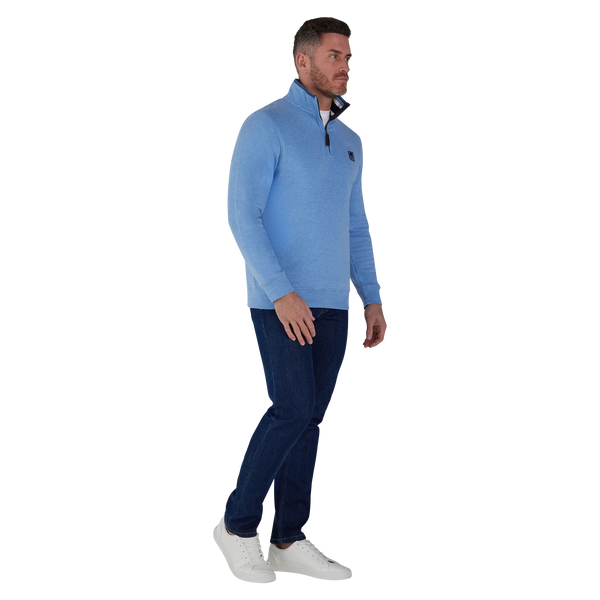 Raging Bull Badge 1/4 Zip Sweater for Men