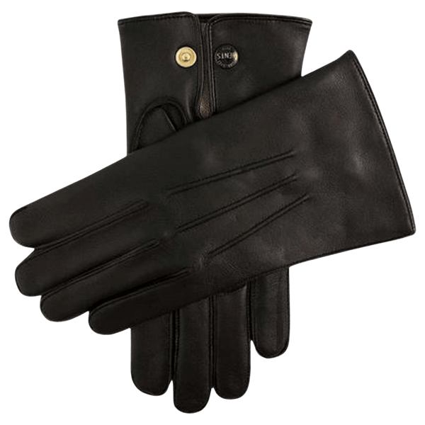 Dents Leather Dress Gloves in Black