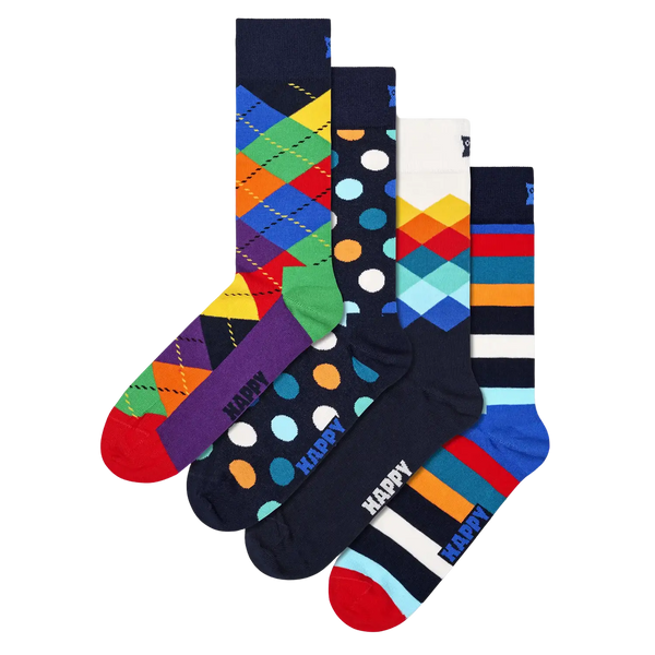 Happy Socks Multi Colour Gift Set for Men