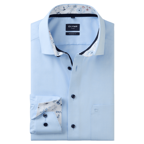 Olymp Long Sleeve Textured Formal Shirt