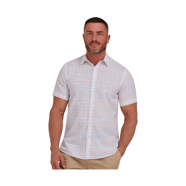 Raging Bull Plaid Check Short Sleeve Shirt