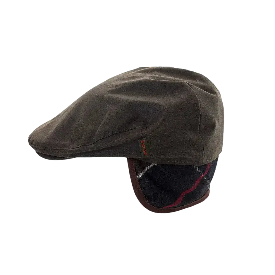 Barbour wax flat store cap olive