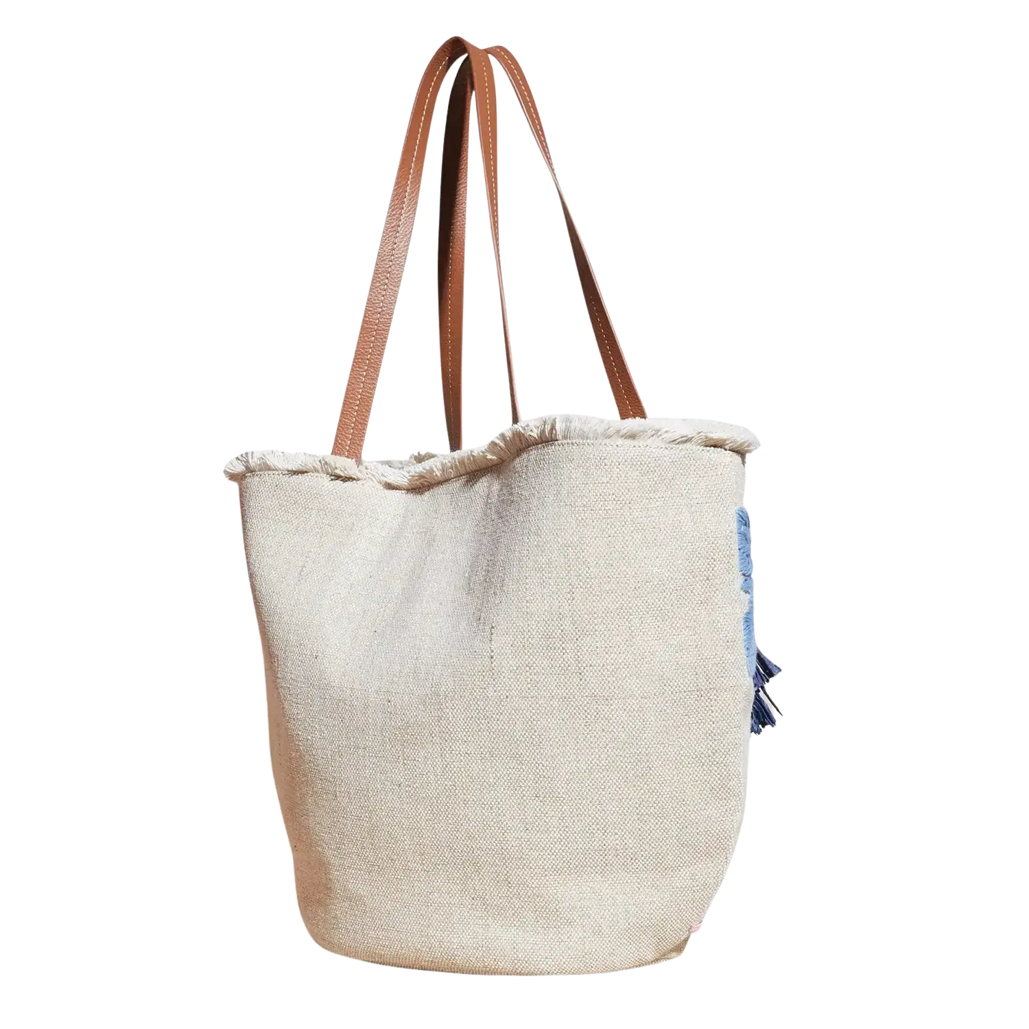White Stuff Esther Leaf Embroidered Tote Bag Coes