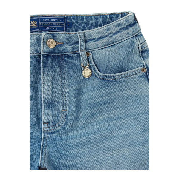 Holland Cooper High Rise Denim Shorts