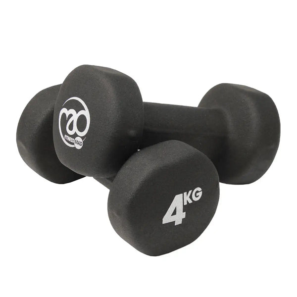 Fitness Mad Pair of 4Kg Dumbbells
