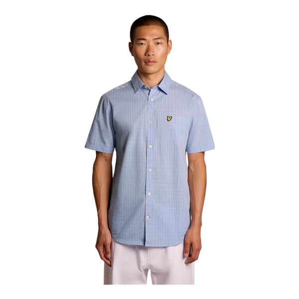 Lyle & Scott Short Sleeve Grid Check Shirt