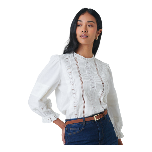 Nobody's Child Edgar Lace Insert Blouse