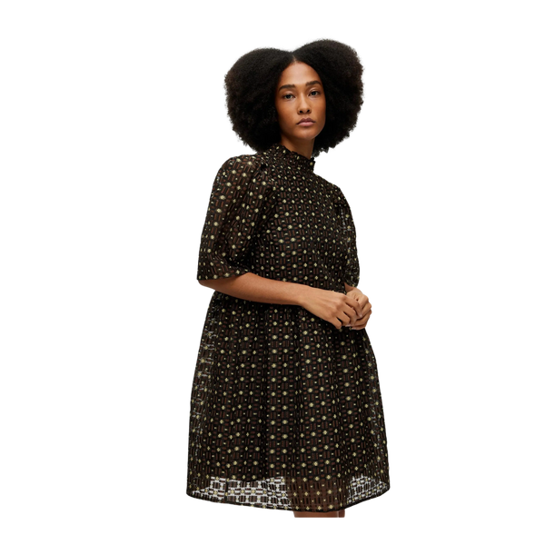 Selected Femme Sofina Short Jacquard Dress for Women