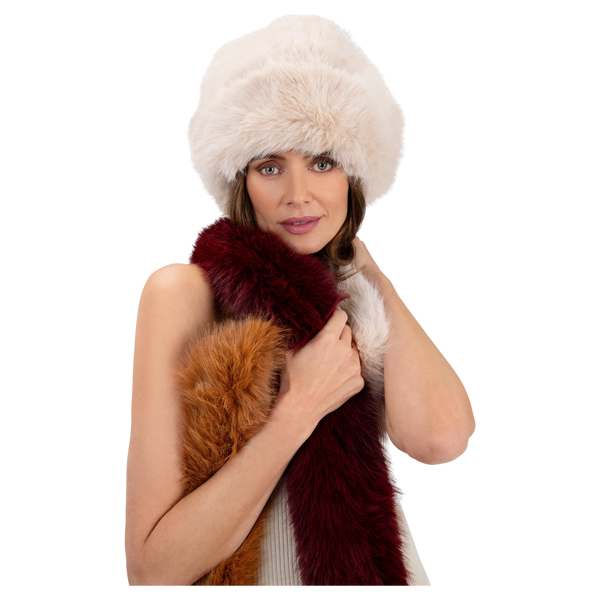 Powder Elsa 3-tone Faux Fur Scarf