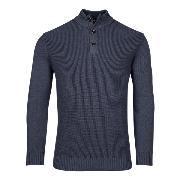 Baileys 3 Button Cotton Knit Jumper