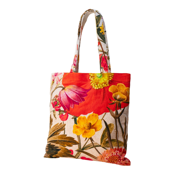 Powder Cotton Velvet Tote