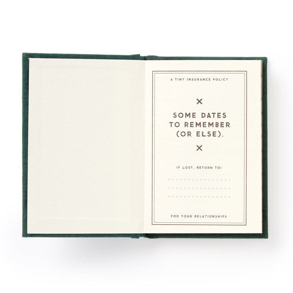 Dates People Get Mad If I Forget - Tiny Diary