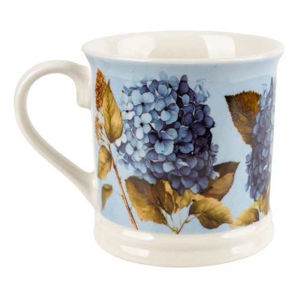 Candlelight Tankard Mug - Hydrangea