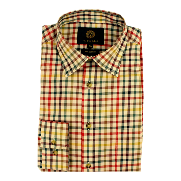 Viyella Tattersall Long Sleeve Shirt