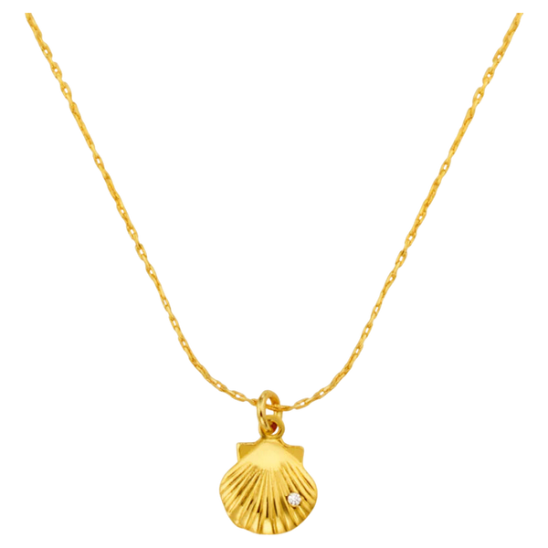 Orelia Jewellery Fine Crystal Shell Collar Necklace