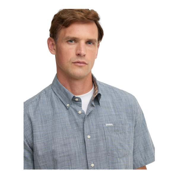 Barbour Fleming Linen Blend Regular Short Sleeve Shirt