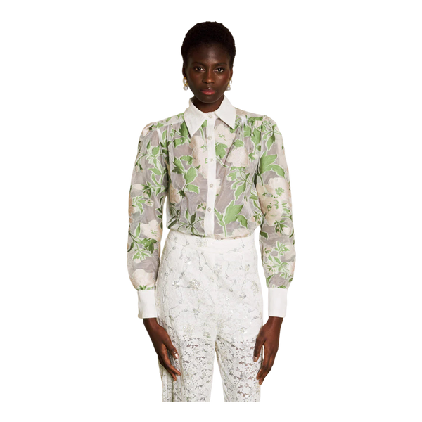 Sister Jane Sonnet Jacquard Blouse