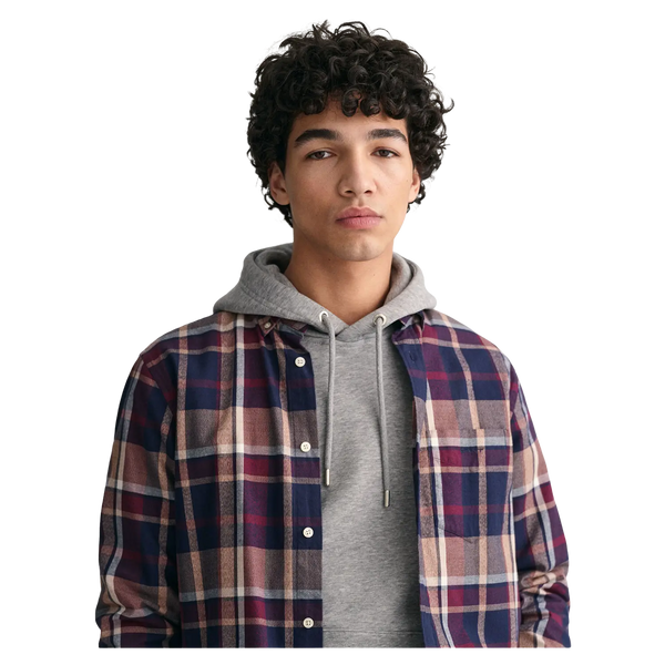 GANT Long Sleeve Jaspe Checked Shirt