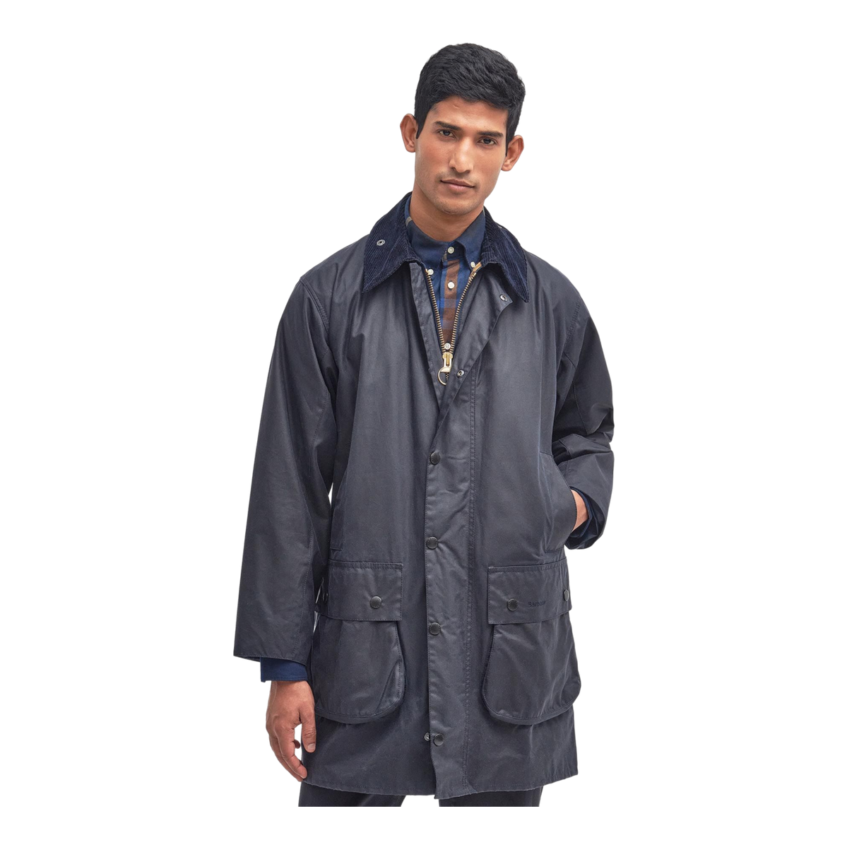 Barbour Mens Border Jacket In Navy | Coes Barbour Mens Border Jacket In Navy | Coes