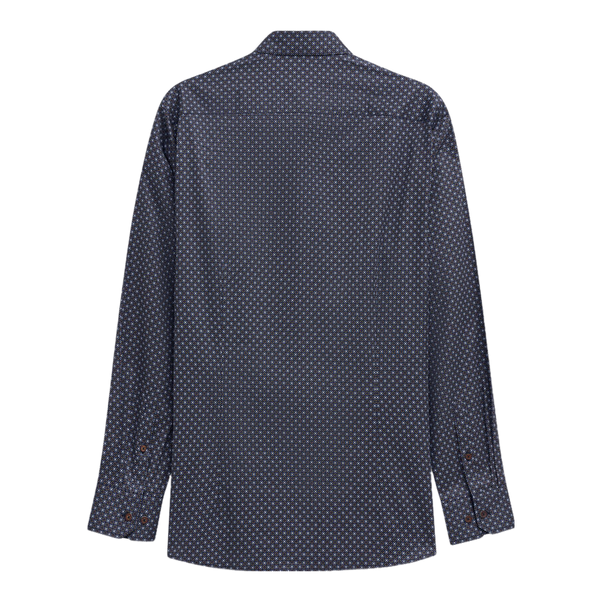 Bugatti Geo Print Long Sleeve Shirt