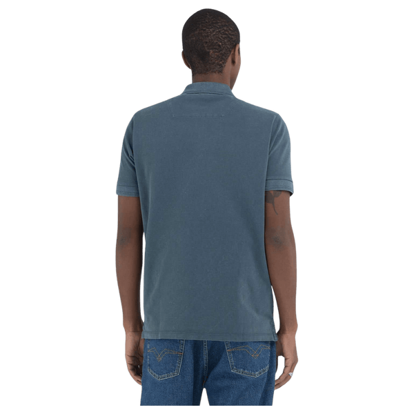 Replay Garment Dyed Cotton Polo Shirt