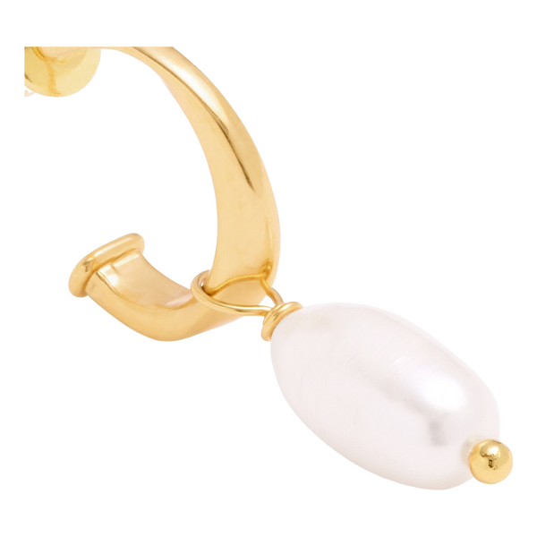 Katie Loxton Pearl Lustre Hoop Earrings