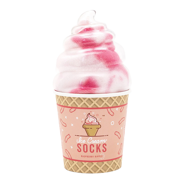 Suck UK Raspberry Ripple Ice Cream Socks